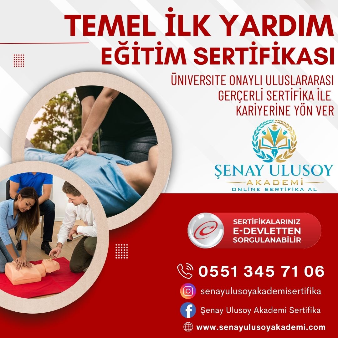 Temel İlk Yardım Eğitimi Sertifikası